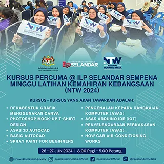 KURSUS PERCUMA @ ILP SELANDAR SEMPENA MINGGU LATIHAN&hellip;